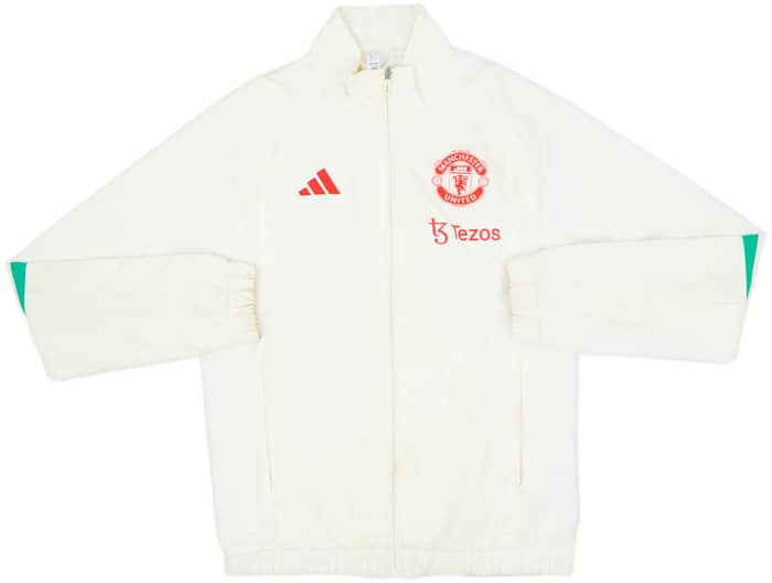 2023-24 Manchester United adidas Track Jacket - 5/10 - (S)