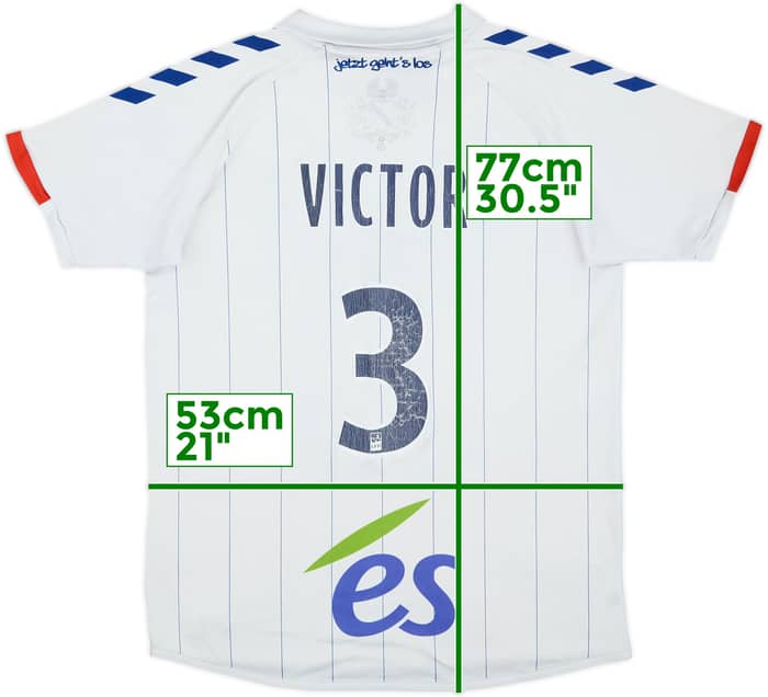 2016-17 Strasbourg Away Shirt Victor #3 - 6/10 - (L)