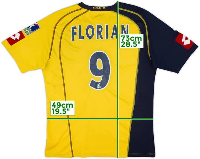 2005-06 Sochaux Home Shirt Florian #9 - 4/10 - (XL)