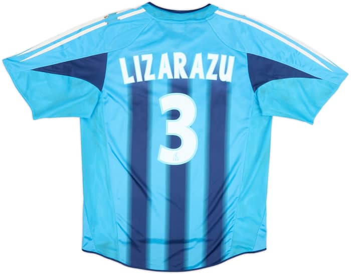 2004-05 Olympique Marseille Away Shirt Lizarazu #3 - 5/10 - (M)