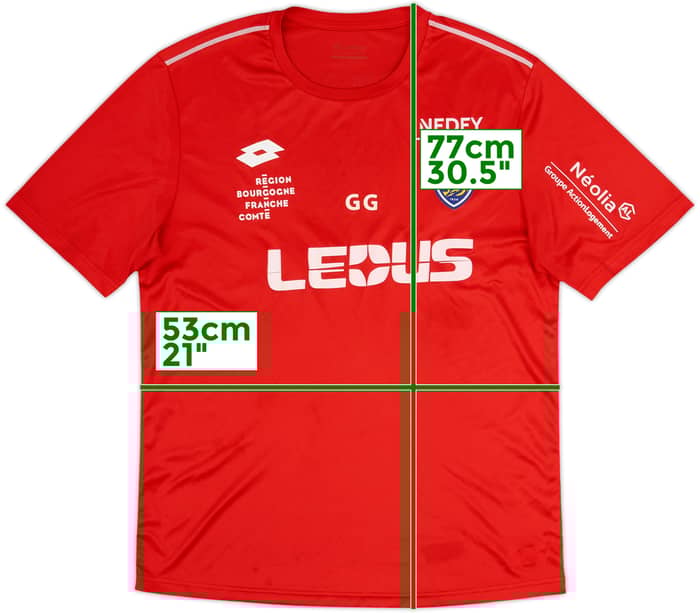 2017-18 Sochaux Lotto Staff Issue Training Shirt 'GG' - 8/10 - (L)