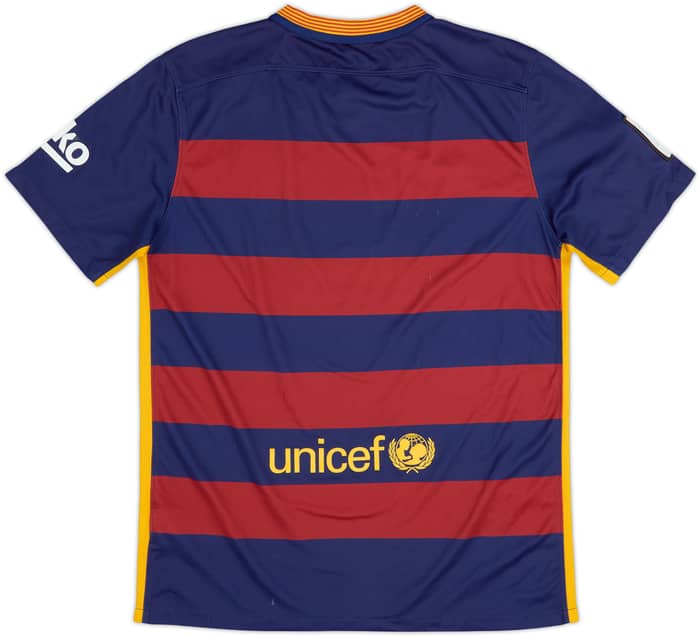 2015-16 Barcelona Home Shirt - 4/10 - (M)