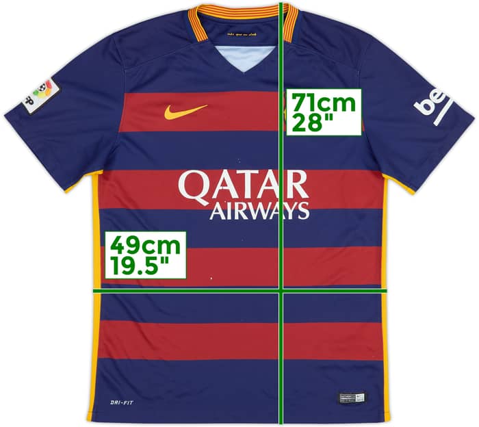 2015-16 Barcelona Home Shirt - 4/10 - (M)