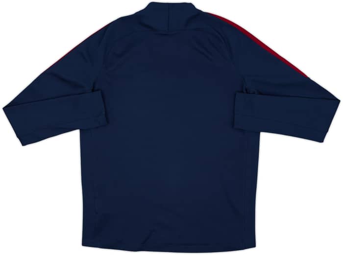 2016-17 Roma Nike 1/4 Zip Training Top - 8/10 - (XL.Boys)