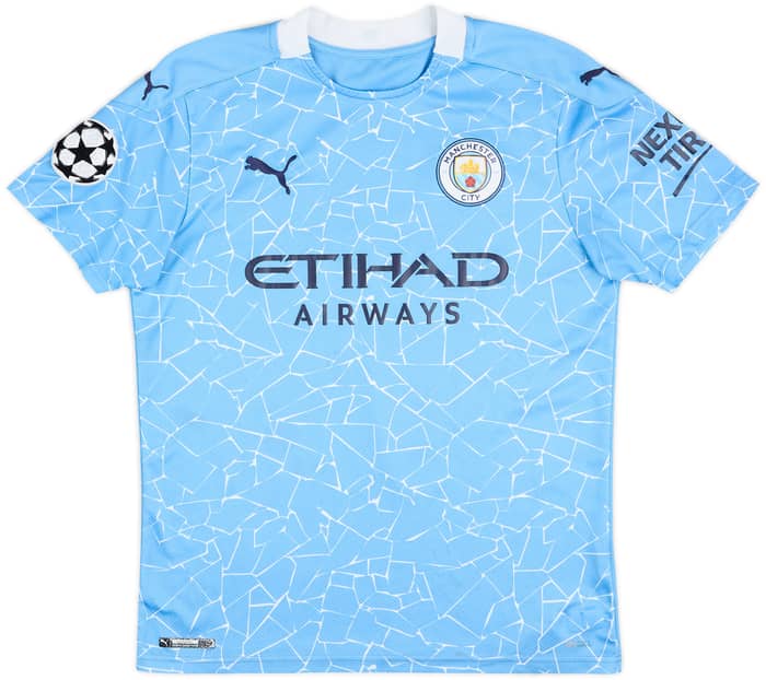 2020-21 Manchester City Home Shirt Foden #47 - 4/10 - (M)