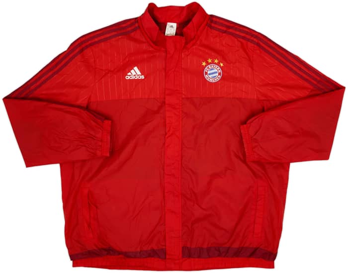 2015-16 Bayern Munich adidas Hooded Rain Jacket - 6/10 - (3XL)