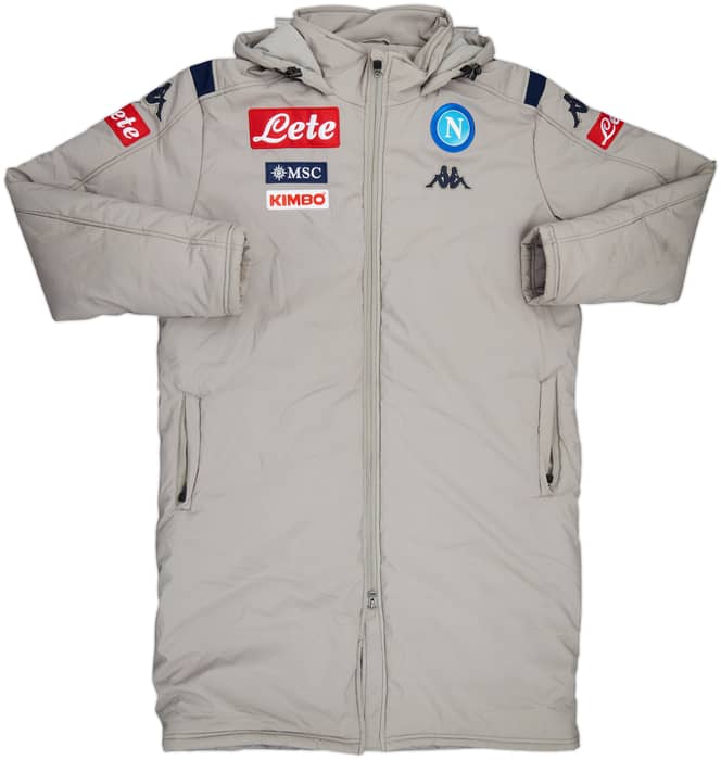 2019-20 Napoli Kappa Padded Bench Coat - 8/10 - (XL)