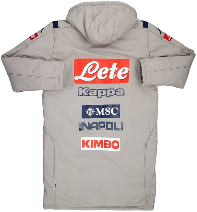 2019-20 Napoli Kappa Padded Bench Coat - 8/10 - (XL)