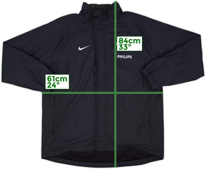 2005-06 PSV Player Issue Nike Hooded Rain Jacket - 5/10 - (L)