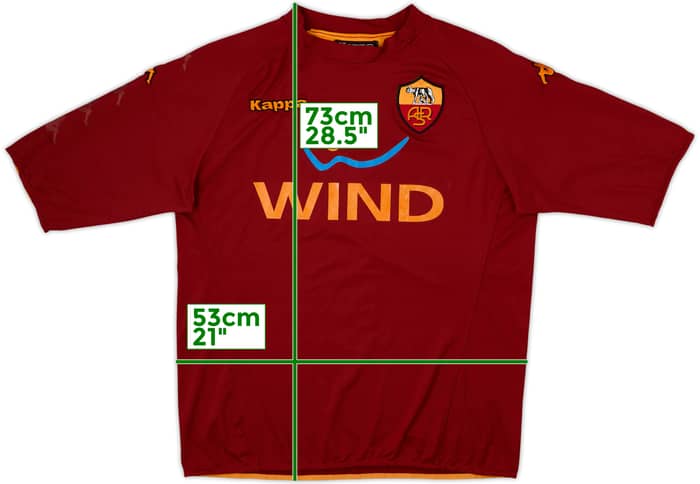 2007-08 Roma Kappa Training Shirt - 5/10 - (XXL)