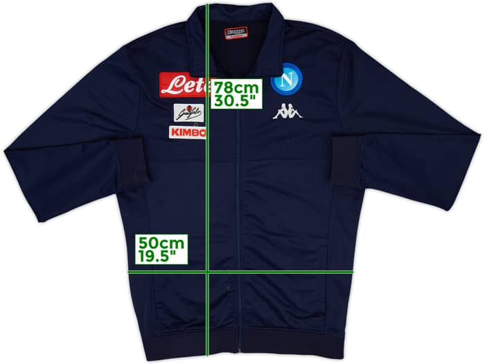 2015-16 Napoli Macron Track Jacket - 6/10 - (XL)