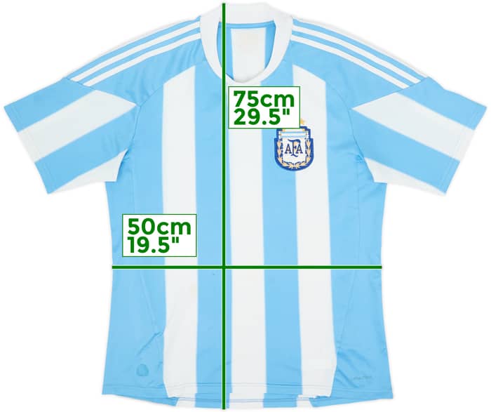 2010-11 Argentina Home Shirt - 4/10 - (L)