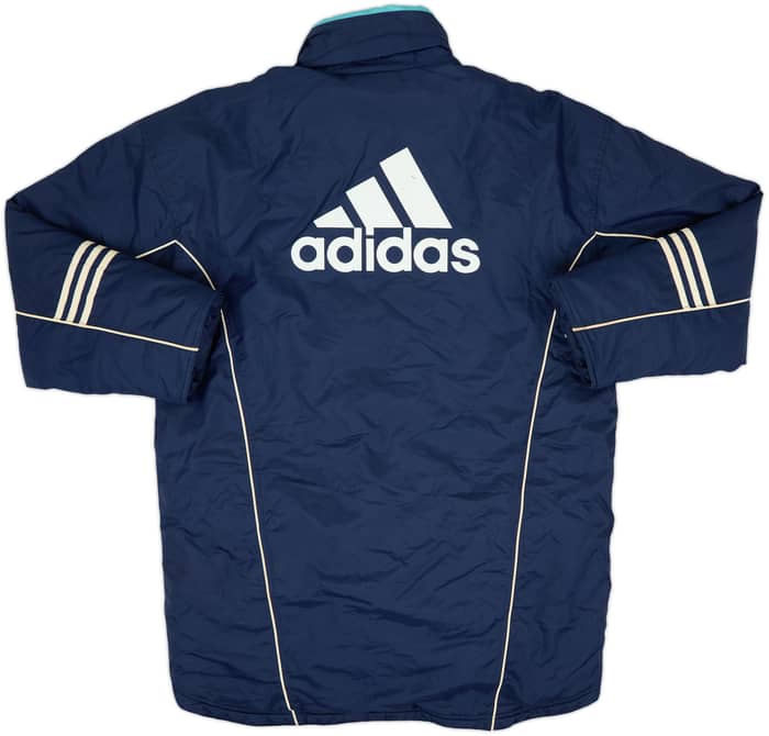2000-01 Olympique Marseille adidas Padded Bench Coat - 6/10 - (M/L)