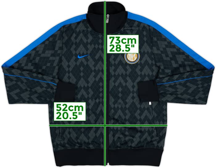 2012-13 Inter de Milán Nike Chaqueta de chándal - 8/10 - (M)