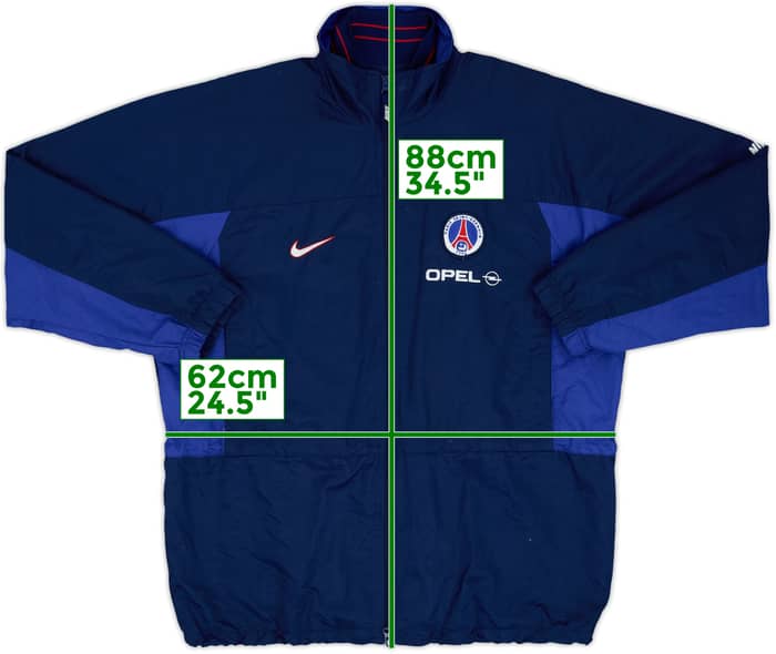 Chaqueta de chándal Nike del Paris Saint-Germain 1997-98 - 7/10 - (M)