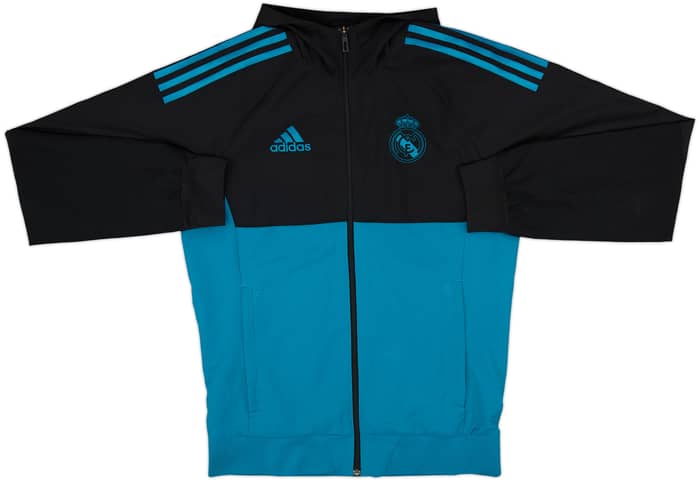 2017-18 Real Madrid adidas Hooded Track Jacket - 7/10 - (S)