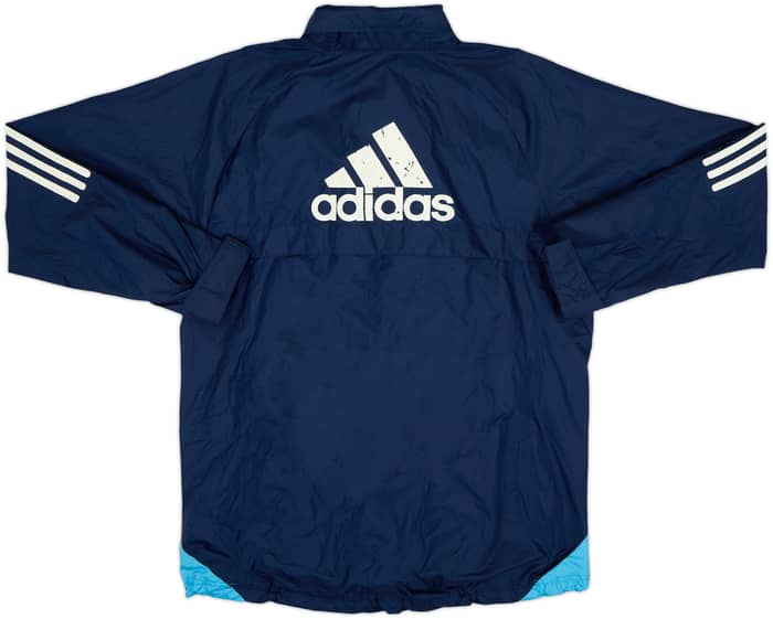 2002-03 Olympique Marseille adidas Hooded Rain Jacket - 7/10 - (XL.Boys)