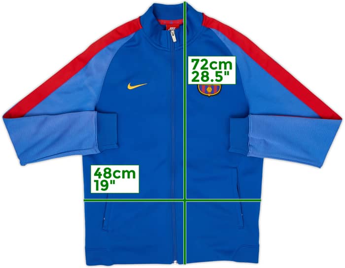 2017-18 Barcelona Nike Track Jacket - 8/10 - (M)