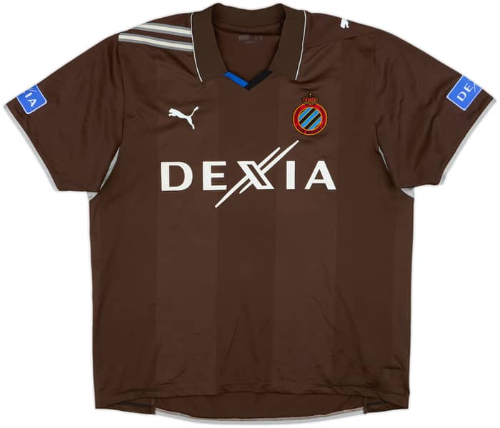 Camiseta de la tercera equipación del Club Brugge 2008-09 firmada Vermeulen #21 - 7/10 - (XL)