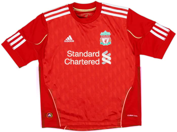 2010-12 Liverpool Home Shirt - 9/10 - (S.Boys)