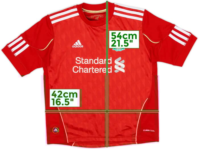 2010-12 Liverpool Home Shirt - 9/10 - (S.Boys)