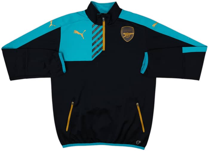 2015-16 Arsenal Puma 1/4 Zip Training Top - 8/10 - (XL.Boys)