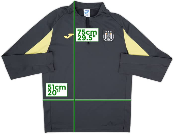 2022-23 Anderlecht Joma Top de entrenamiento 1/4 Zip - 3/10 - (M)