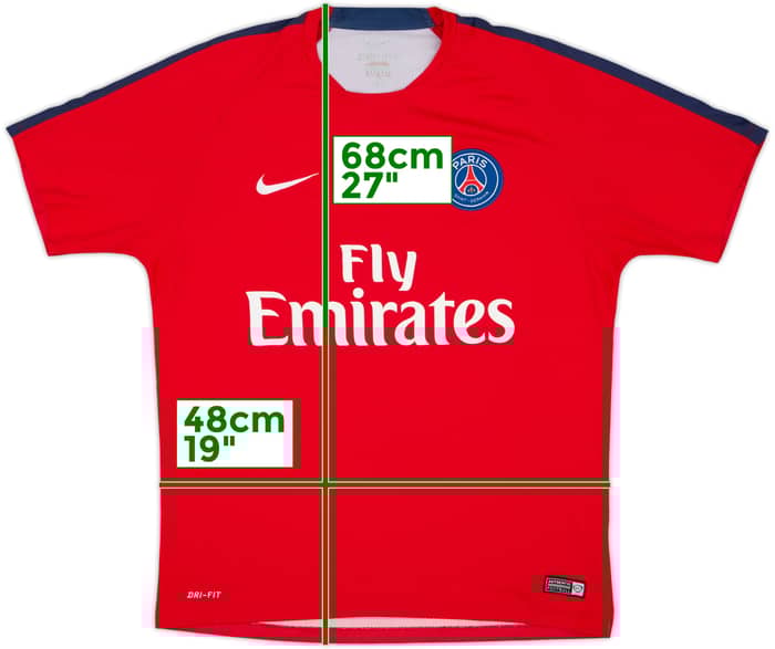 2016-17 Paris Saint-Germain Nike Training Shirt - 6/10 - (L)