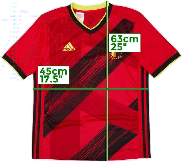 2020-21 Belgium Home Shirt - 8/10 - (L.Boys)