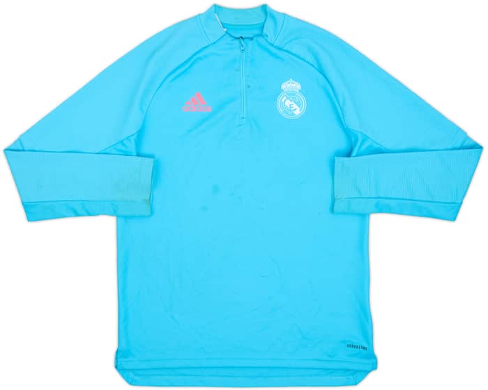 2020-21 Real Madrid adidas 1/4 Zip Drill Top - 4/10 - (L.Boys)