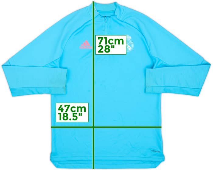 2020-21 Real Madrid adidas 1/4 Zip Drill Top - 4/10 - (L.Boys)
