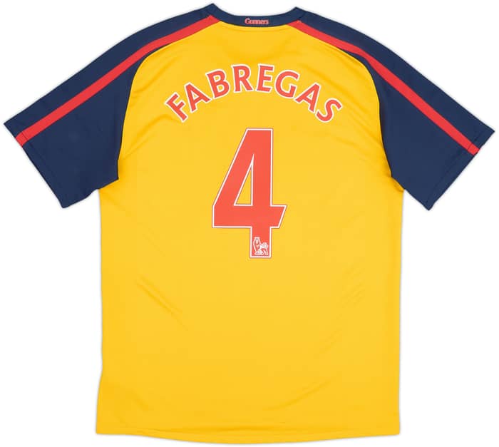 2008-09 Arsenal Away Shirt Fabregas #4 - 6/10 - (M)