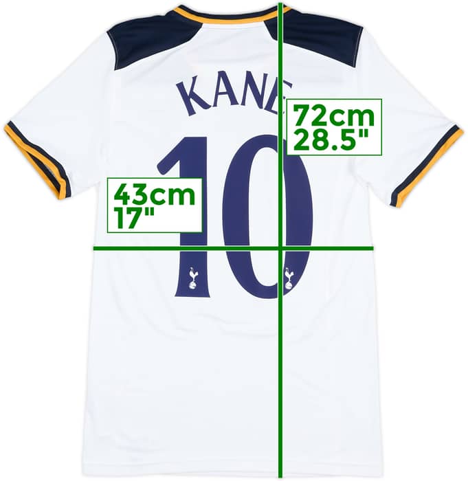 2016-17 Tottenham Home Shirt Kane #10 - 7/10 - (M)