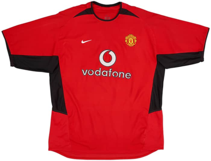 2002-04 Manchester United Home Shirt Ferdinand #6 - 8/10 - (XL)