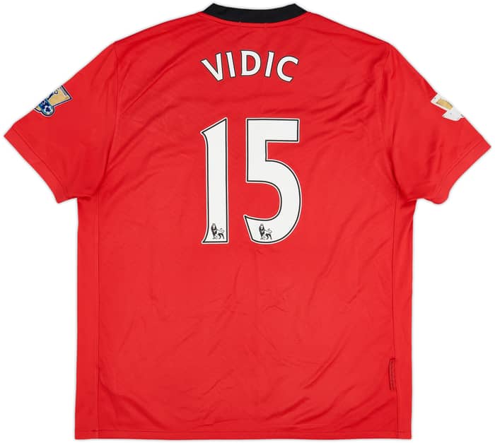2009-10 Manchester United Home Shirt Vidic #15 - 5/10 - (XL)