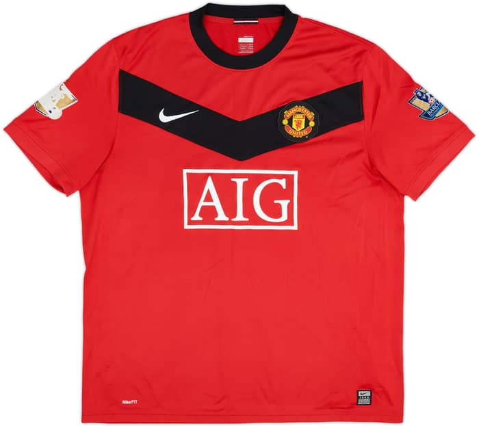 2009-10 Manchester United Home Shirt Vidic #15 - 5/10 - (XL)