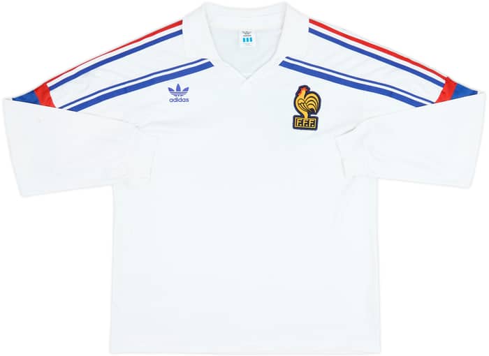 1986-88 France Away L/S Shirt - 7/10 - (M)