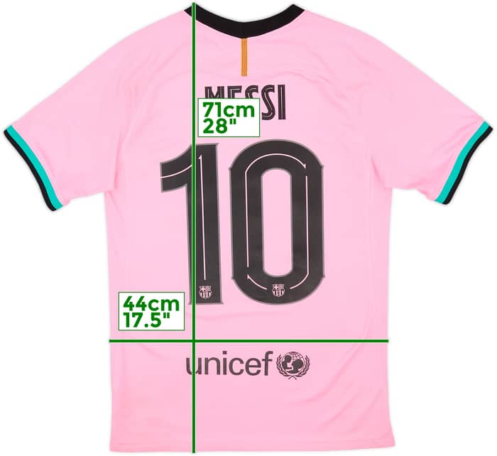 2020-21 Barcelona Third Shirt Messi #10 - 7/10 - (S)