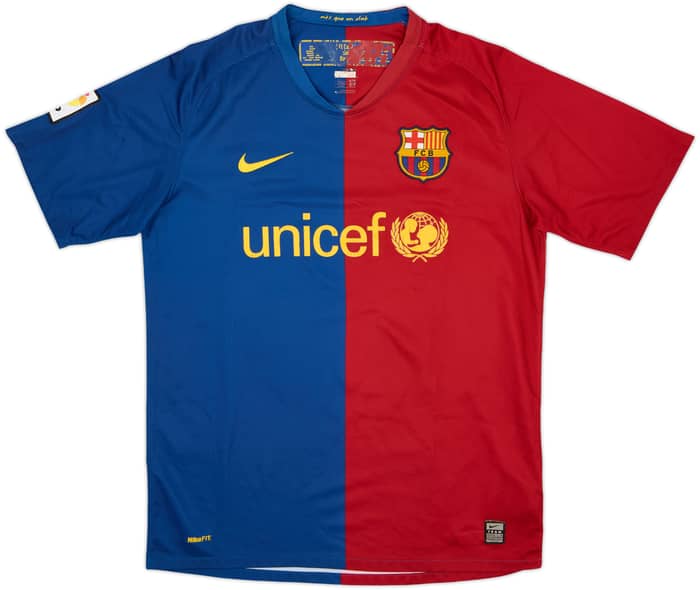 2008-09 Barcelona Home Shirt Messi #10 - 6/10 - (M)
