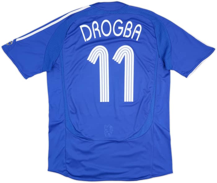 2006-08 Chelsea Home Shirt Drogba #11 - 6/10 - (L)