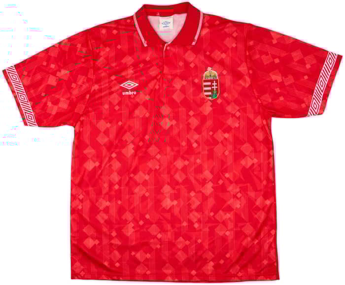 1990-93 Hungary Home Shirt - 10/10 - (L)