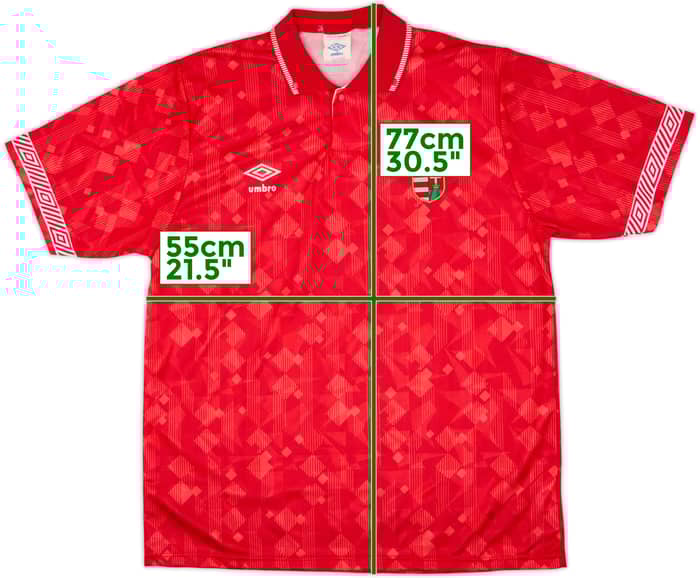 1990-93 Hungary Home Shirt - 10/10 - (L)