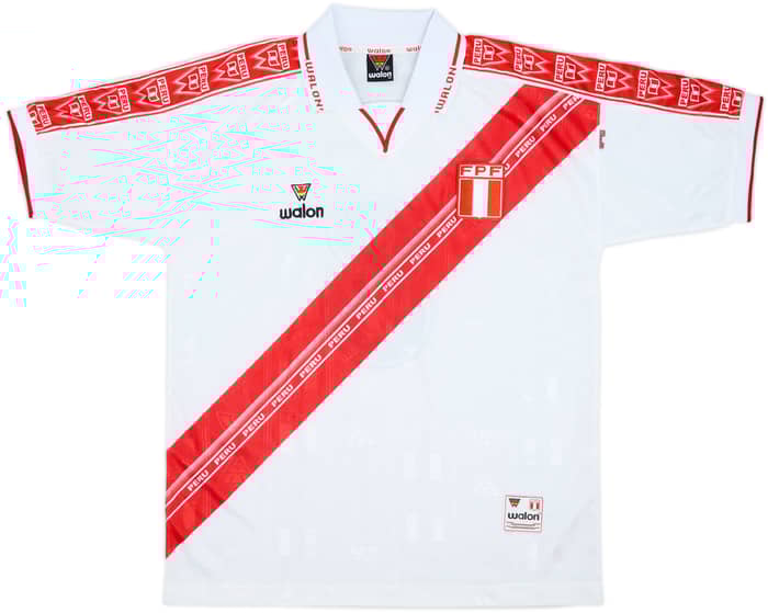 2000-01 Peru Home Shirt #8 - 10/10 - (XL)