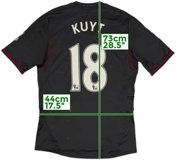 2011-12 Liverpool Away Shirt Kuyt #18 - 4/10 - (S)