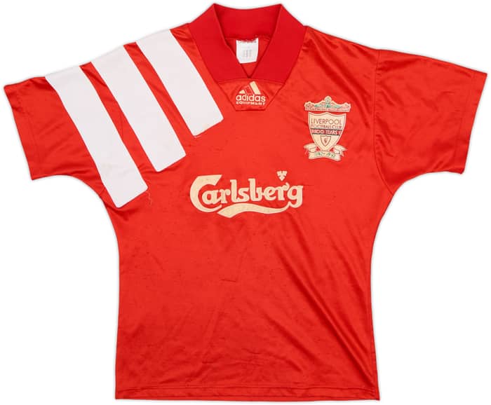 1992-93 Liverpool Centenary Home Shirt - 5/10 - (M.Boys)