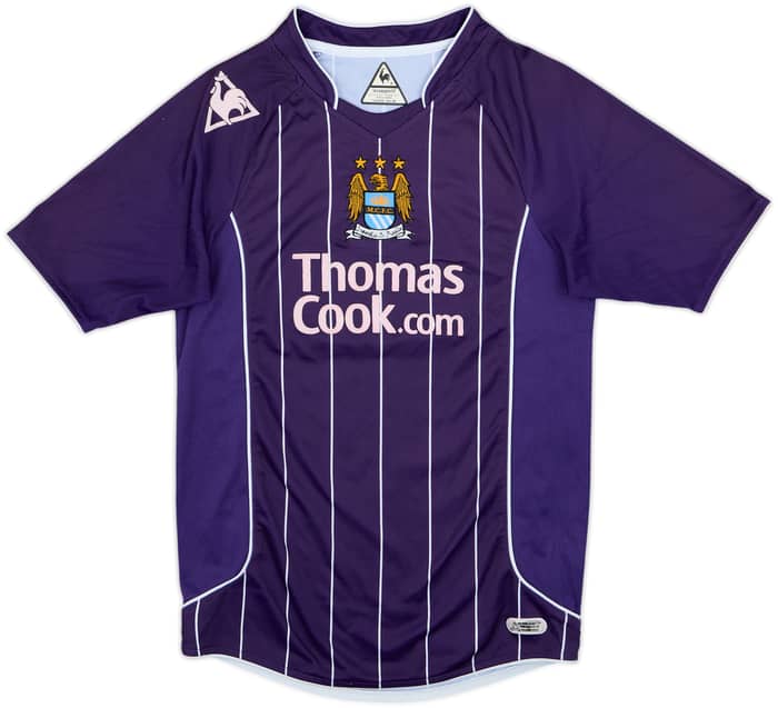 2007-08 Manchester City Away Shirt Elano #11 - 8/10 - (XL.Boys)