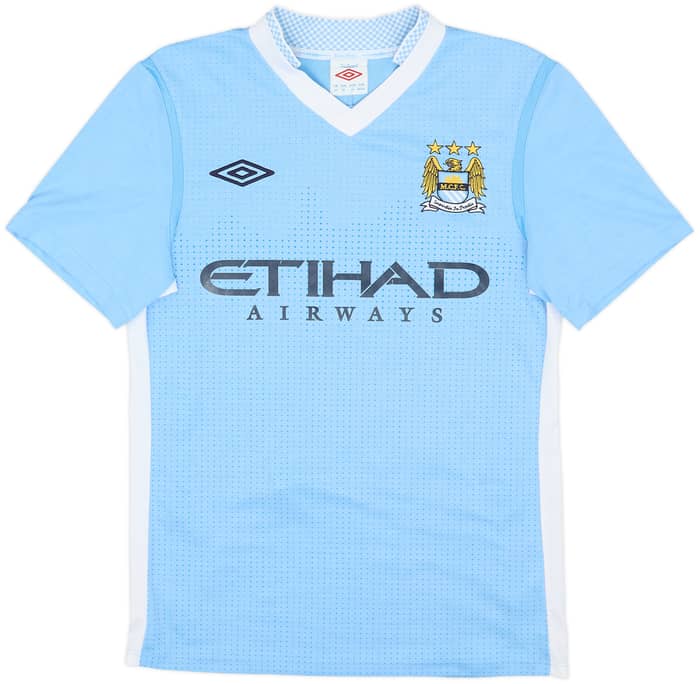 2011-12 Manchester City Home Shirt Kun Aguero #16 - 6/10 - (XS)