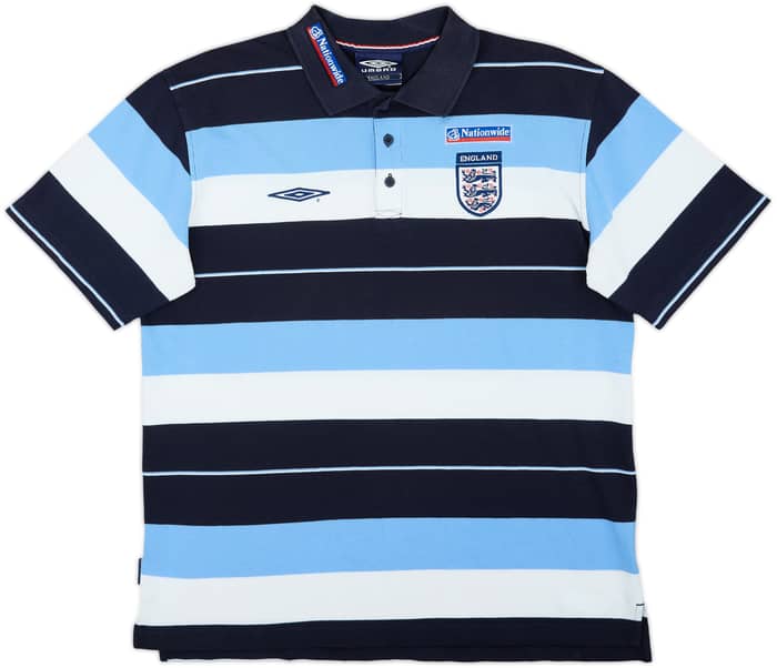 2002-04 England Umbro Polo Shirt - 7/10 - (L)