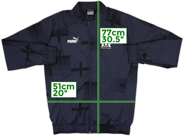 2022-23 Olympique Marseille Puma Track Jacket - 8/10 - (S)
