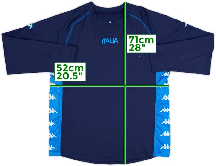 2002-03 Italy Kappa Training L/S Shirt - 8/10 - (XL)